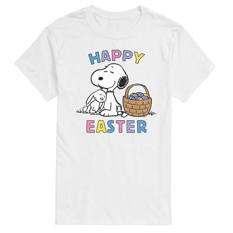 Mens Peanuts Snoopy And Bunny Graphic Tee Product Image