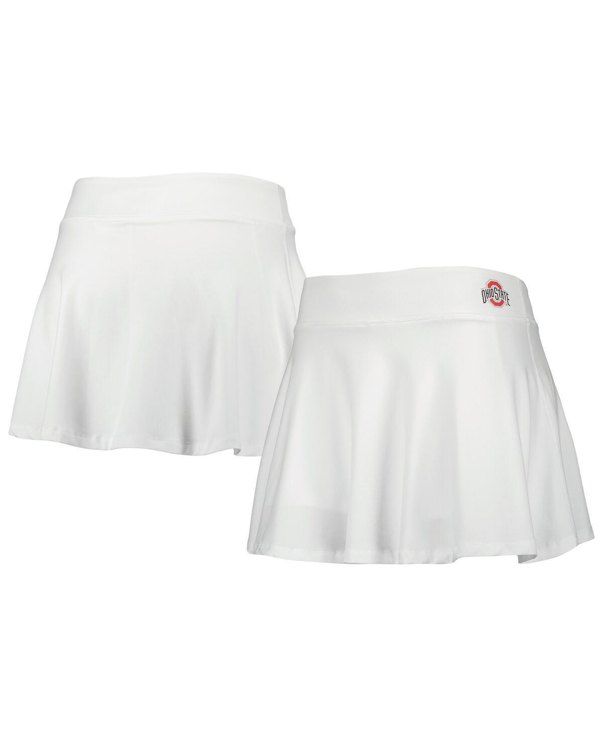 Womens ZooZatz White Ohio State Buckeyes Flowy Skort Product Image