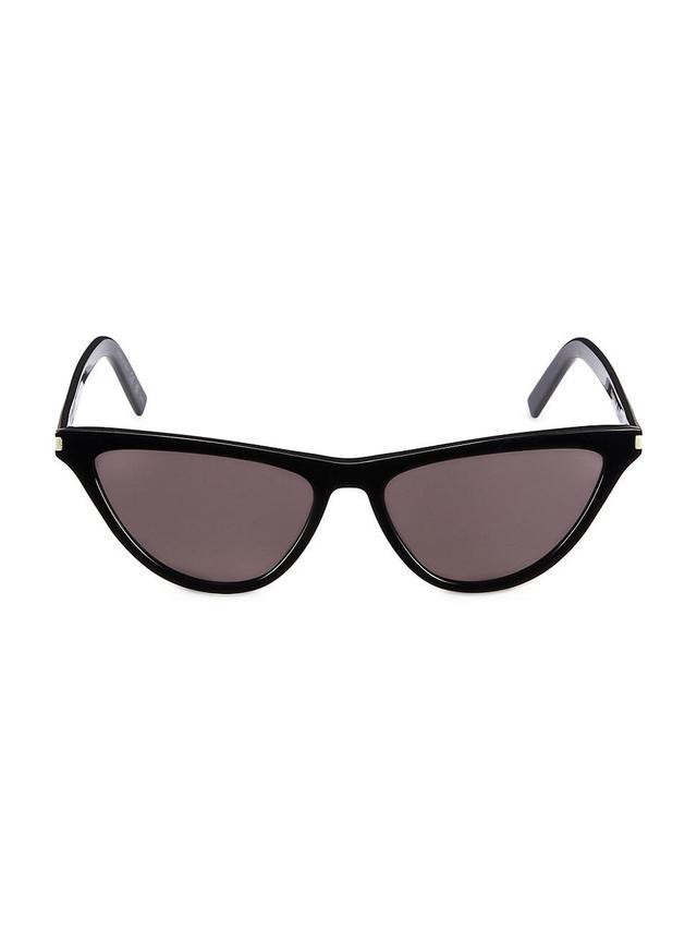 Womens Slim Acetate 56MM Cat-Eye Sunglasses Product Image