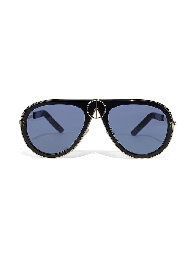 Mens Inez 55MM Pilot Sunglasses Product Image