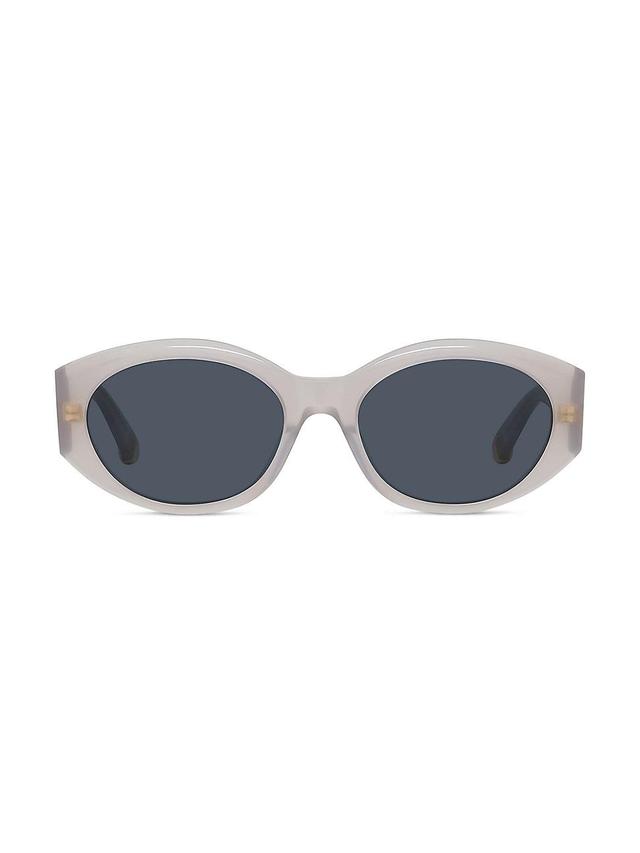 Womens Oval 54MM Acetate Sunglasses Product Image