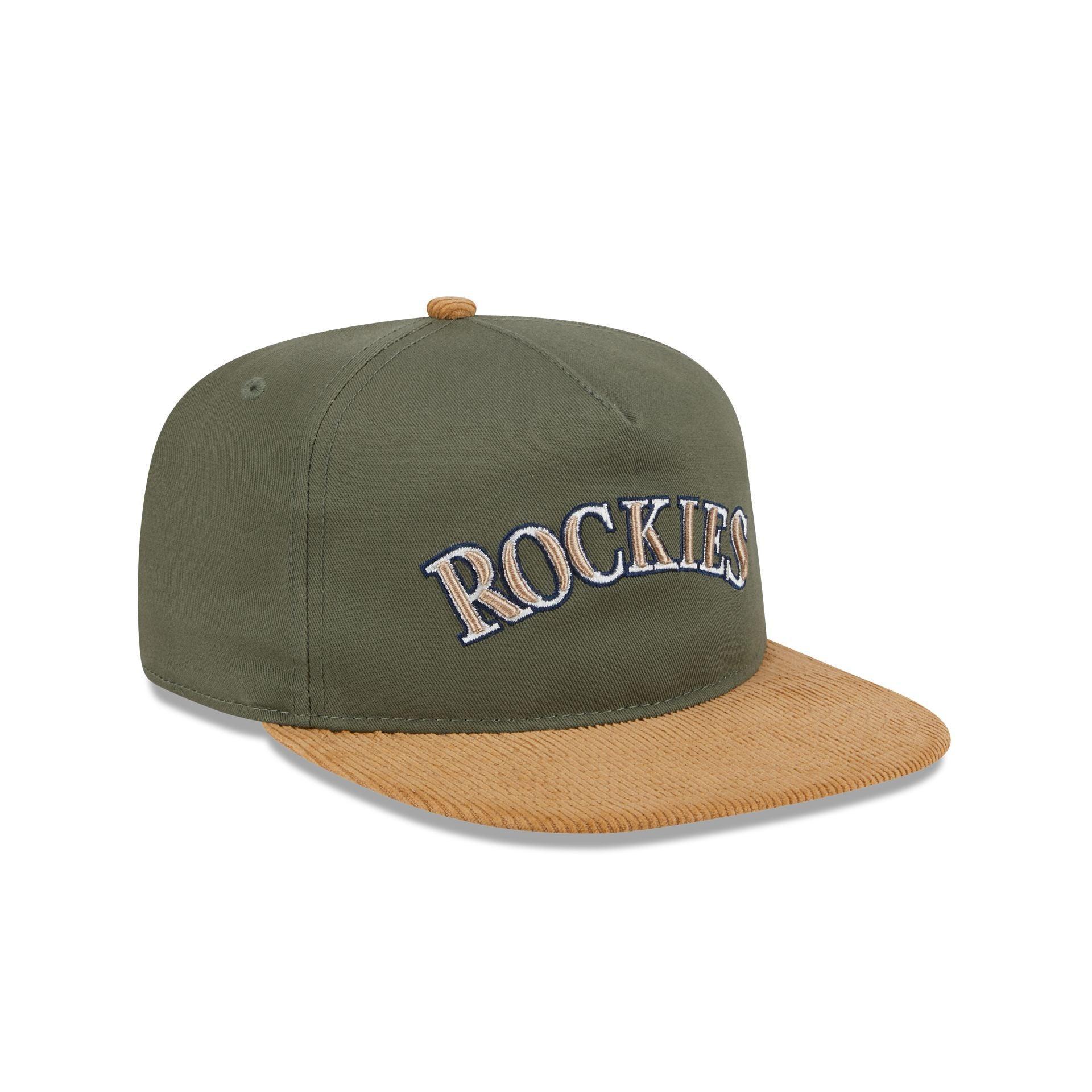 Colorado Rockies Olive Green Golfer Hat Male Product Image