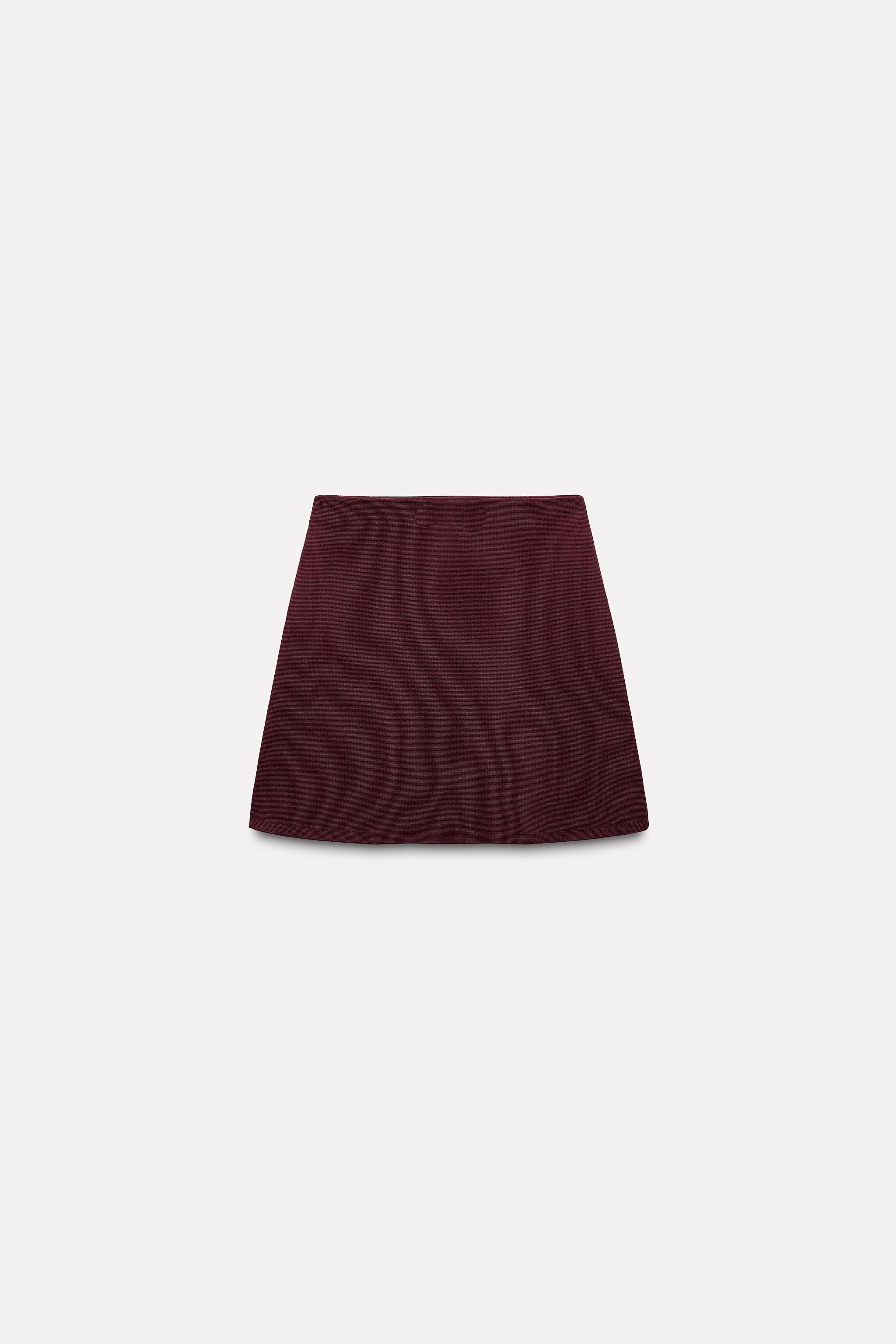 BASIC KNIT MINI SKIRT Product Image