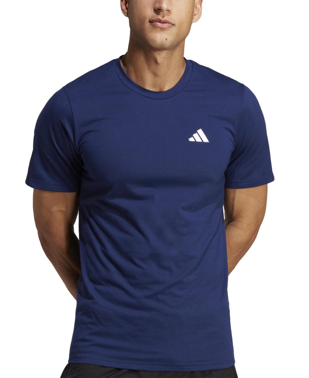 adidas Training Essentials Feel Ready Training Tee Black) Men's Clothing Product Image