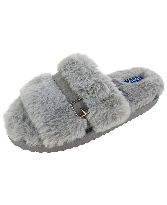 Izod Womens Plush Slide Slippers Product Image