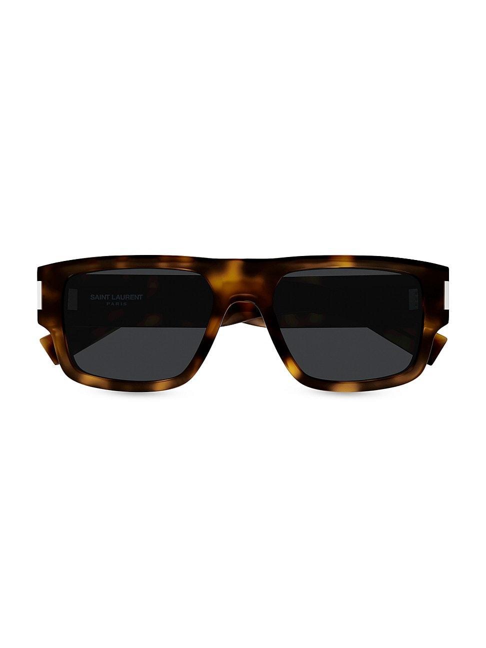 Mens SL 659 Acetate Rectangle Sunglasses Product Image