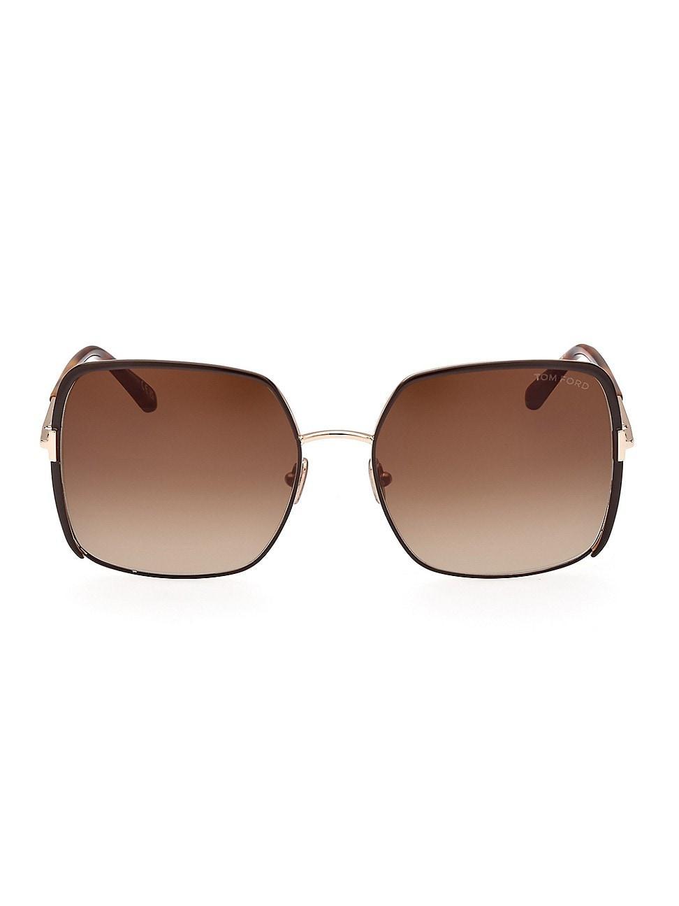 TOM FORD Raphaela 60mm Butterfly Sunglasses Product Image