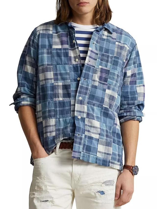 Patchwork Madras Sport Shirt Product Image