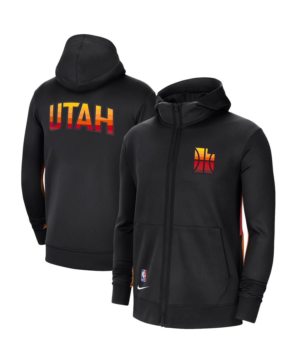 NIKE Men's  Black Utah Jazz 2020/21 City Edition Showtime Performance Full-zip Hoodie Product Image