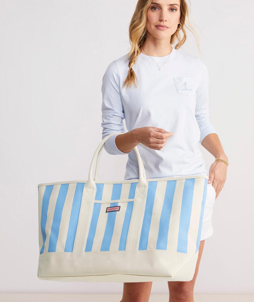 Cabana Stripe Oversized Tote Product Image