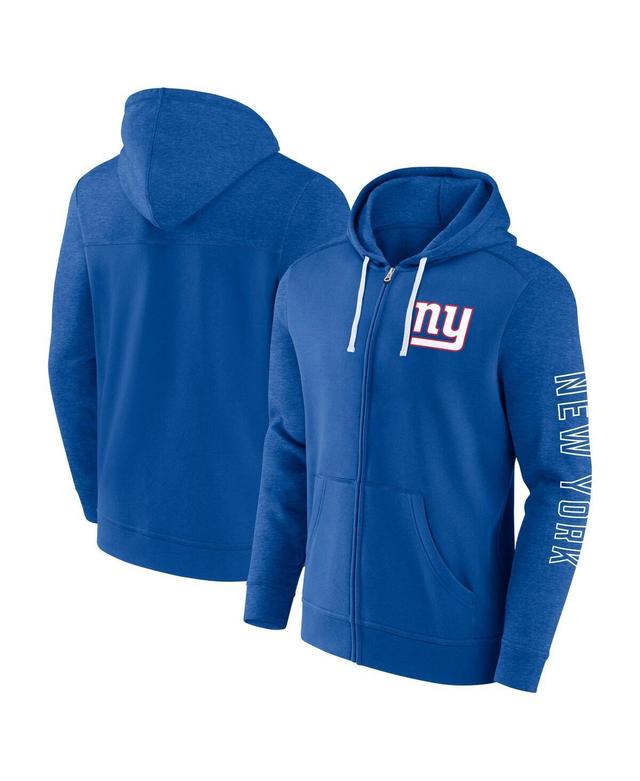 Mens Fanatics Royal New York Giants Offensive Lineup Hoodie Full-Zip Hoodie - Royal Product Image