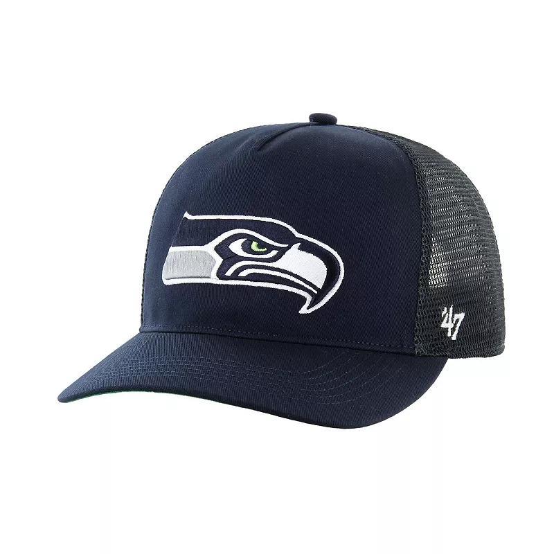 Mens 47 College Seattle Seahawks Mesh Hitch Trucker Adjustable Hat, Blue Product Image