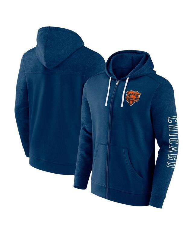 Mens Fanatics Branded Tennessee Titans Offensive Lineup Hoodie Full-Zip Hoodie Blue Product Image