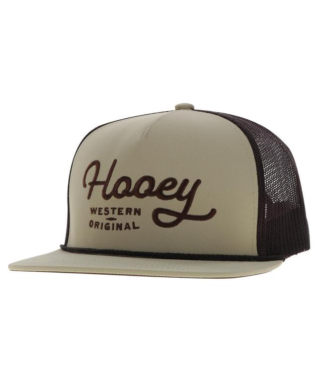 Hooey Mens Tan High Profile Trucker Snapback Hat - Tan Product Image