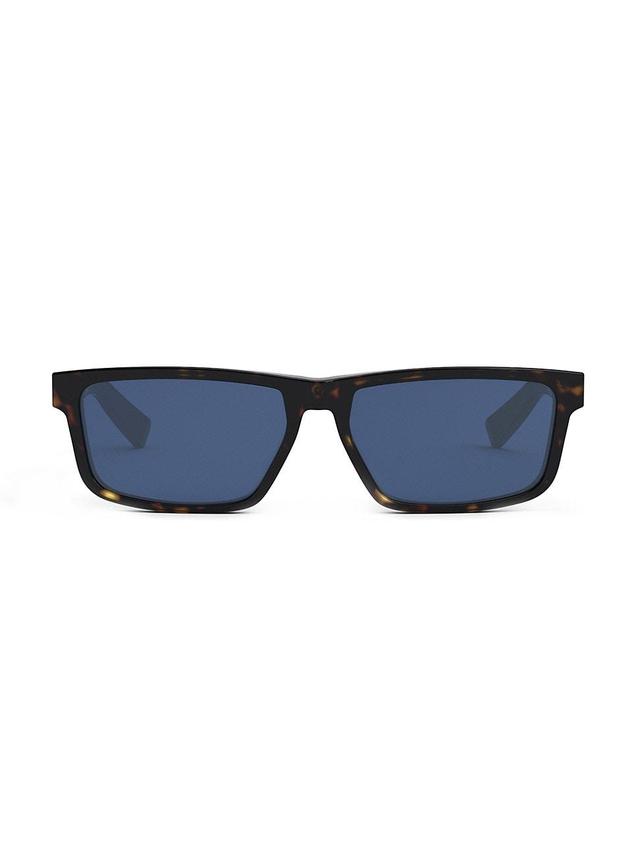 Mens Diorider S2U 53MM Rectangular Sunglasses Product Image