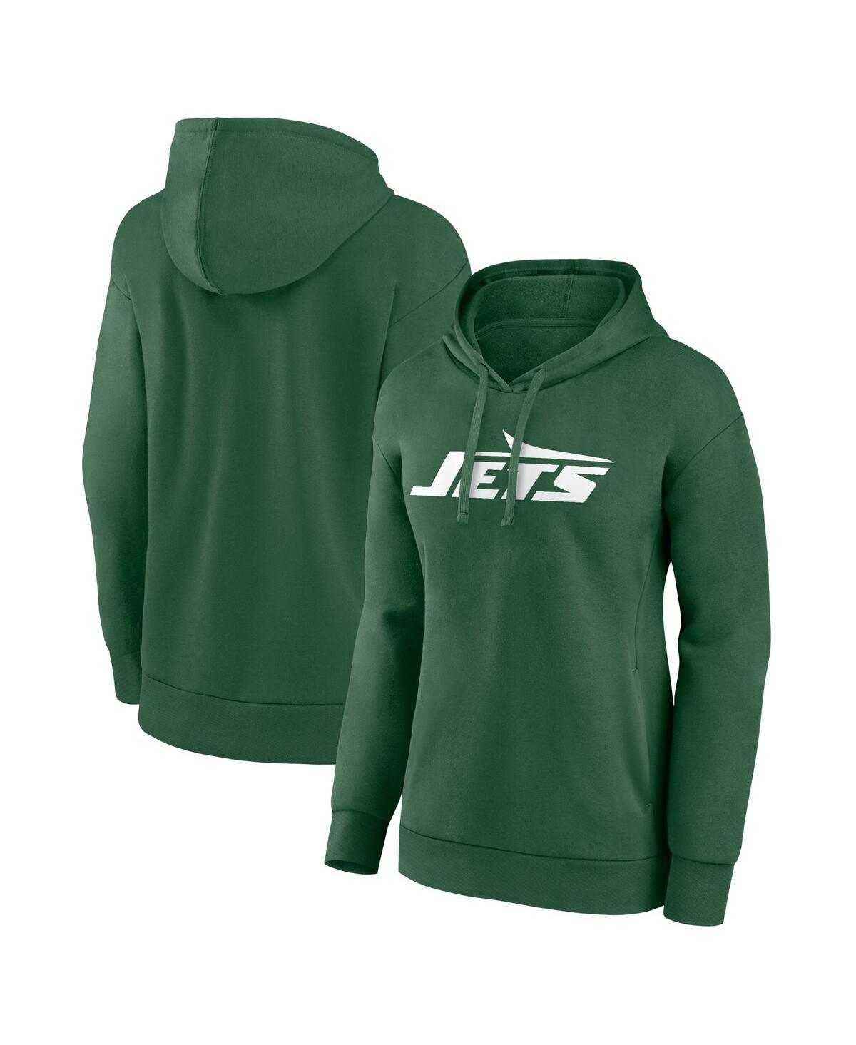 Womens Fanatics Branded New York Jets Primary Logo Pullover Hoodie Product Image