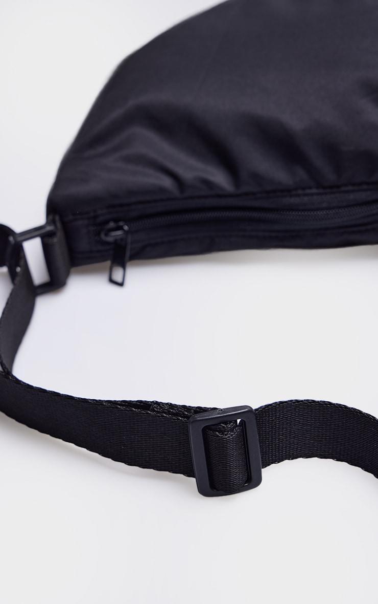 Black Nylon Simple Cross Body Bag Product Image