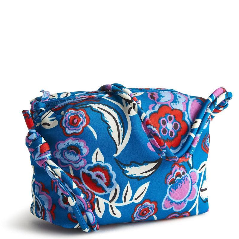 Vera Bradley Blake Crossbody Bags Women in Bubbly Flowers Blue Blue/Red Product Image