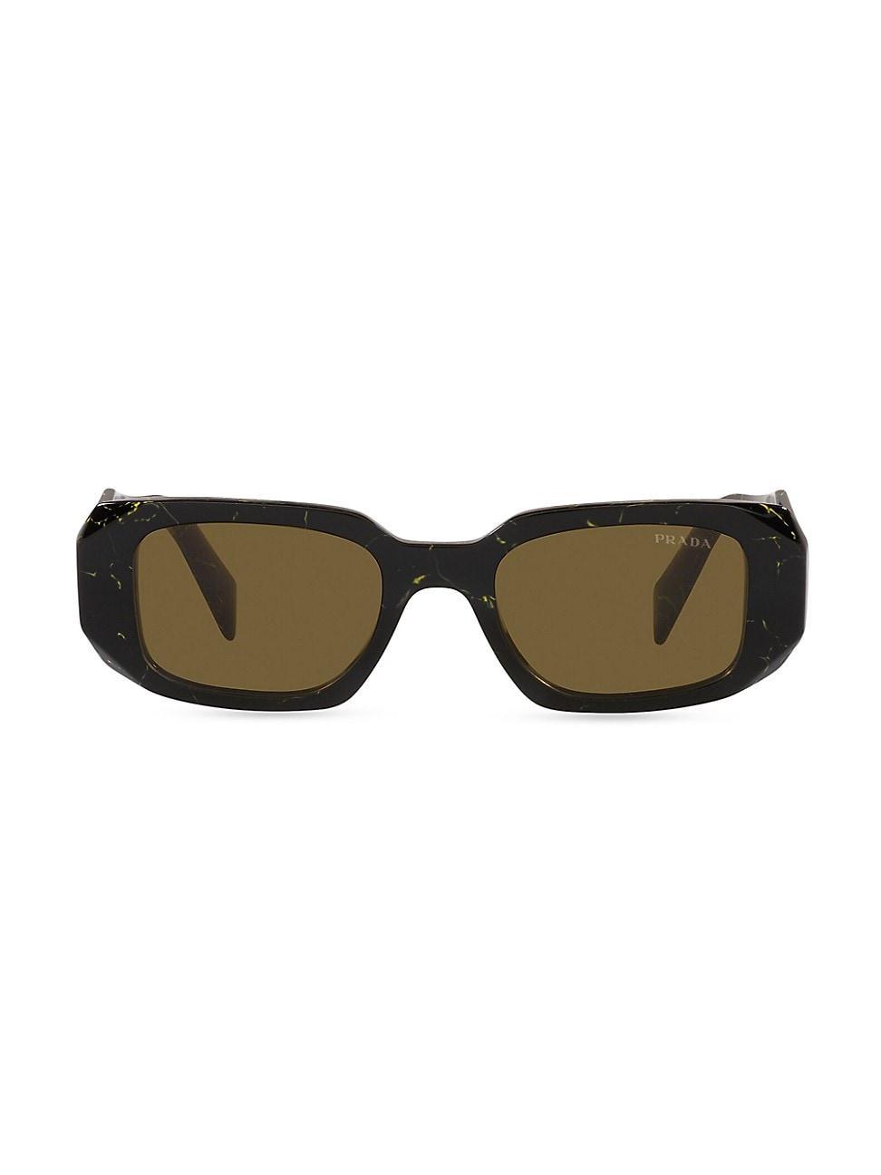 Prada Runway 49mm Rectangle Sunglasses Product Image