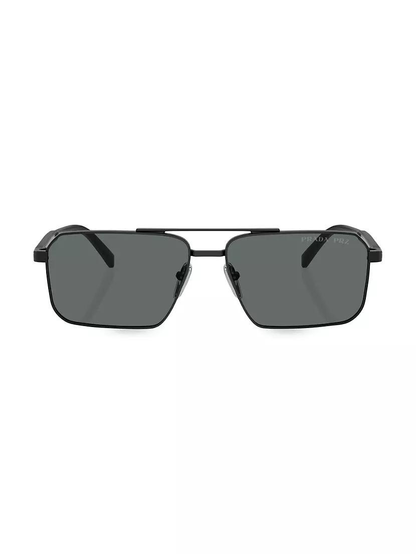 61MM Rectangular Sunglasses Product Image