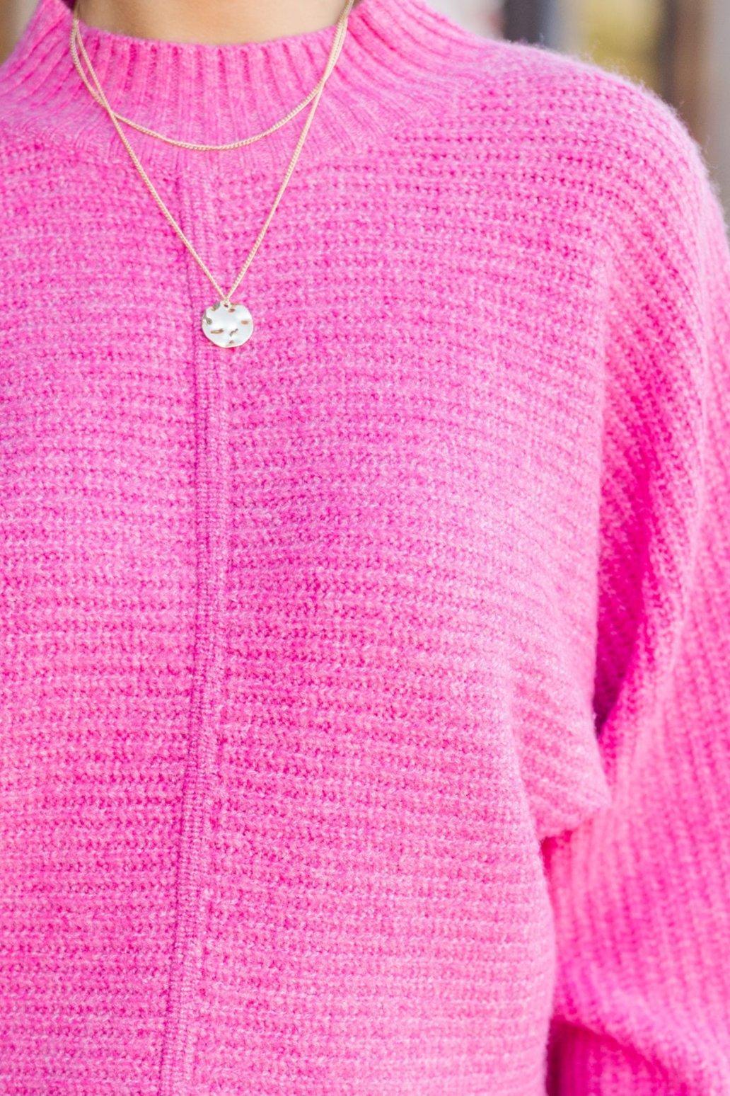 Easy Introductions Pink Sweater Female Product Image