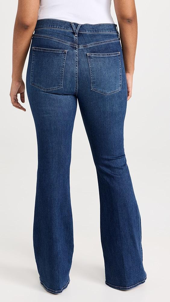 Veronica Beard Jean Beverly High Rise Skinny Flare Jeans | Shopbop Product Image