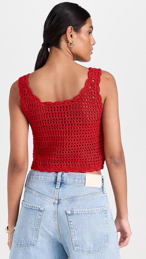 Suzie Kondi Chania Crochet Tank | Shopbop Product Image