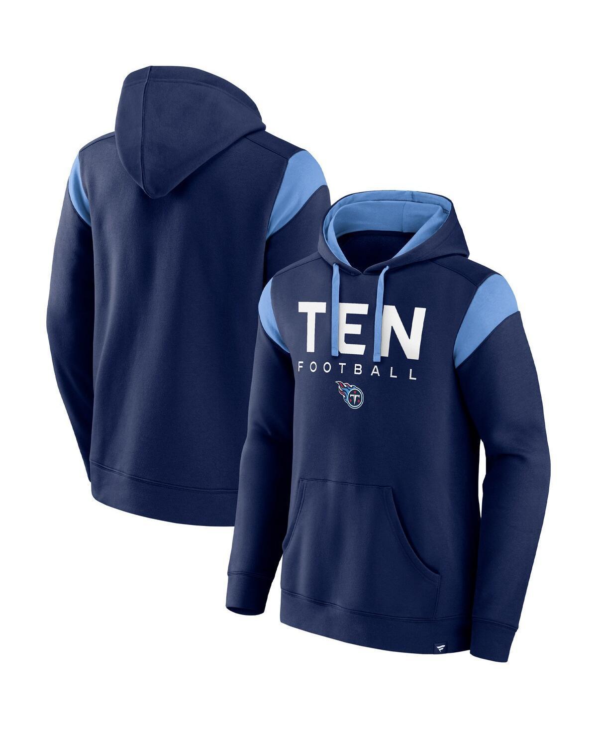 Mens Fanatics Branded Tennessee Titans Call The Shot Pullover Hoodie Blue Product Image