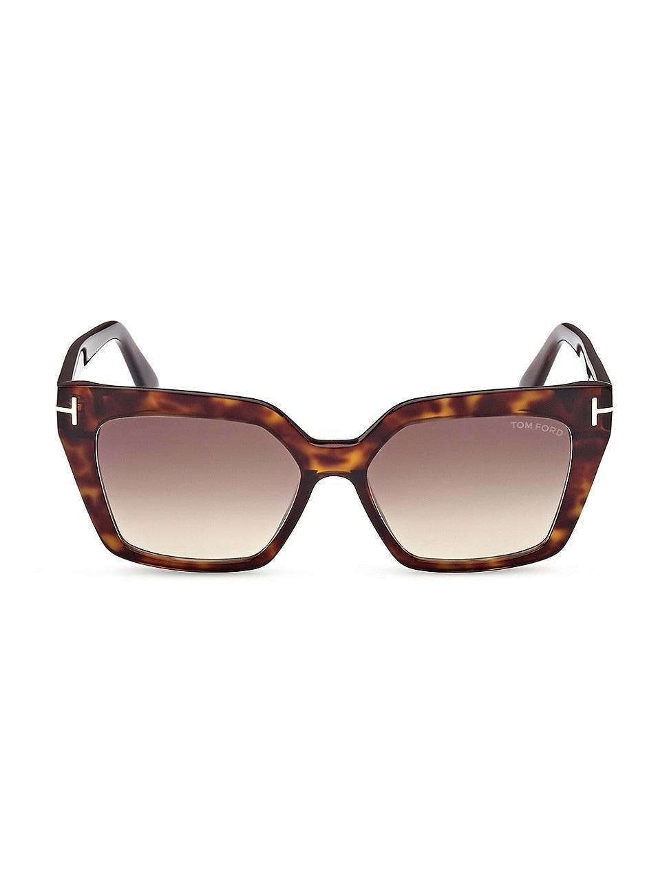 TOM FORD Winona 53mm Gradient Cat Eye Sunglasses Product Image