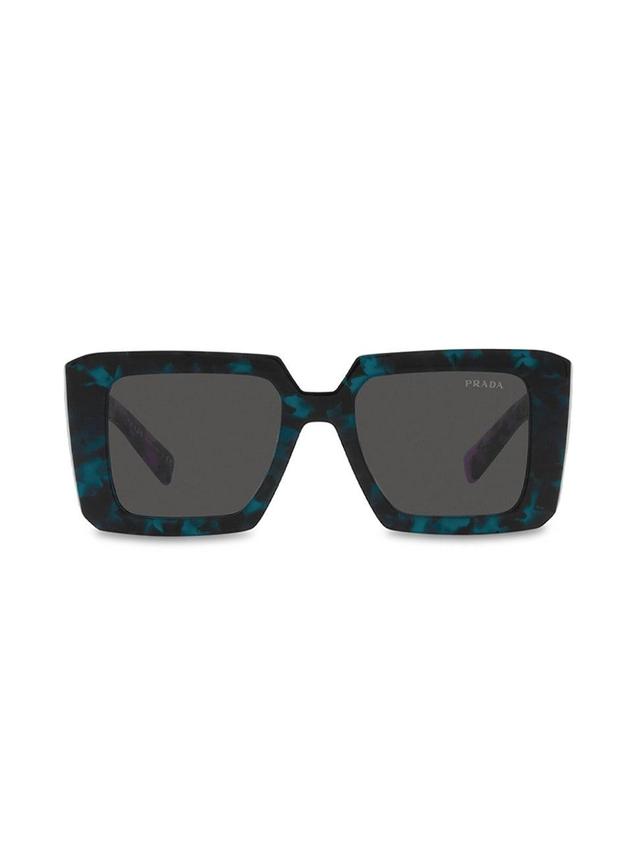 Geometric Rectangle Acetate Sunglasses Product Image