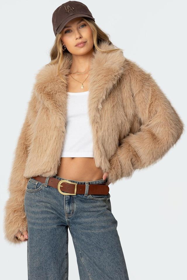 Sierra Oversized Faux Fur Jacket Product Image