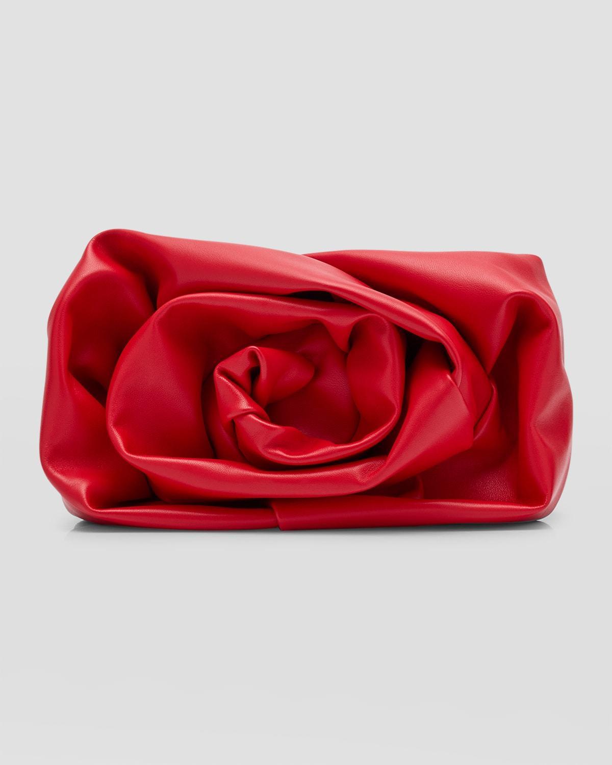 burberry Rose Gathered Leather Frame Clutch Product Image