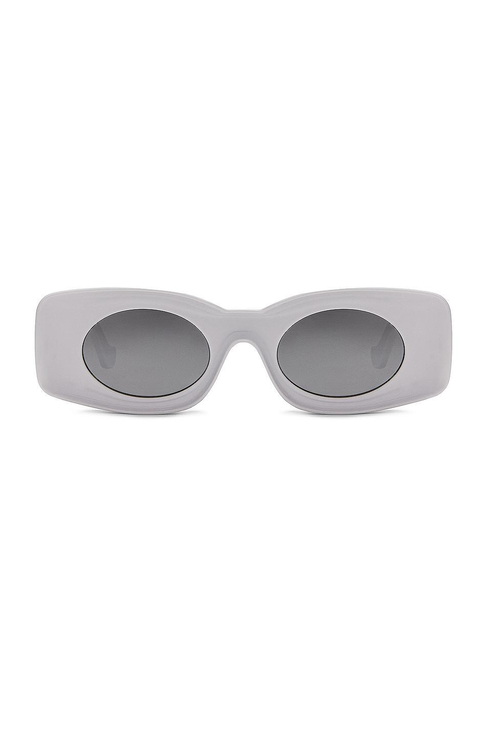 Loewe Paula's Ibiza Rectangle Sunglasses White.. Product Image