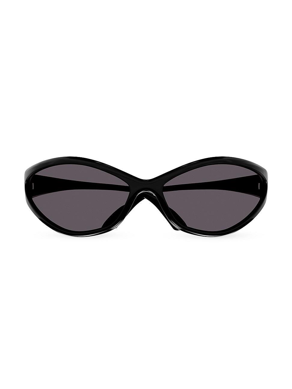 Mens Fashion Show 90s Oval 83MM Geometric Sunglasses Product Image