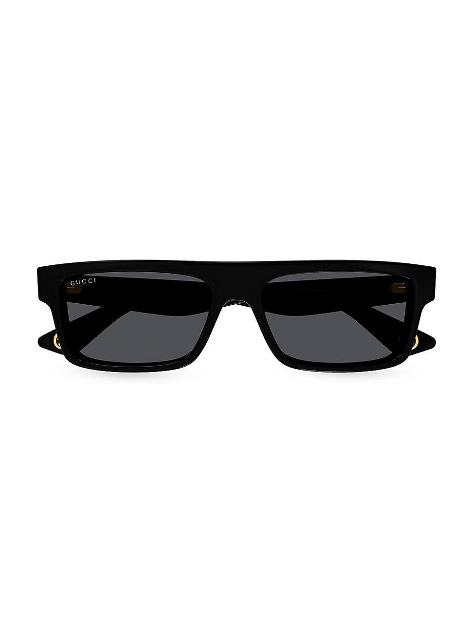 Mens Plastic Rectangle Sunglasses Product Image