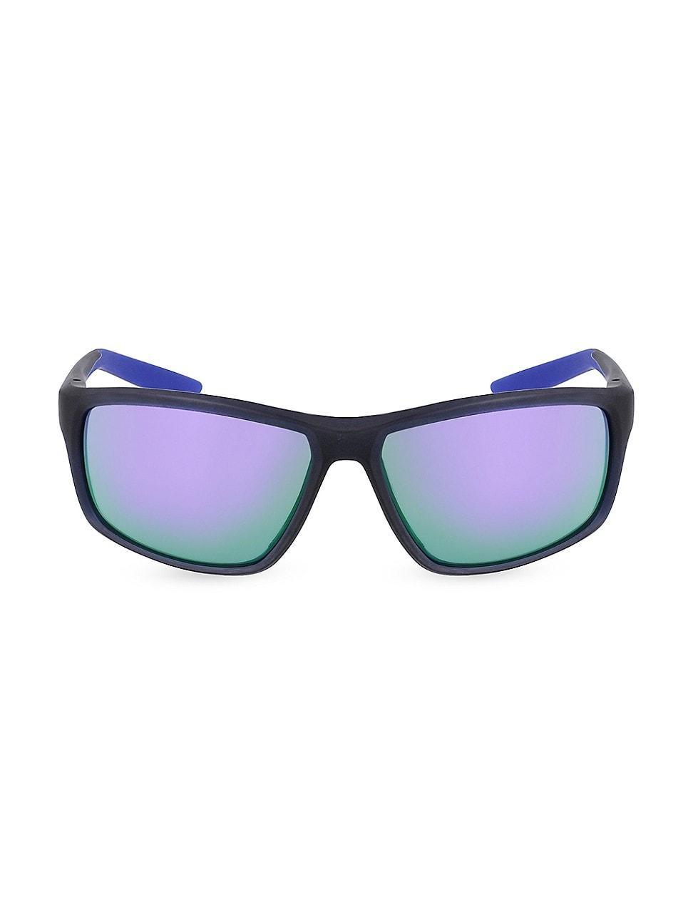 Nike Adrenaline 64mm Rectangular Sunglasses Product Image