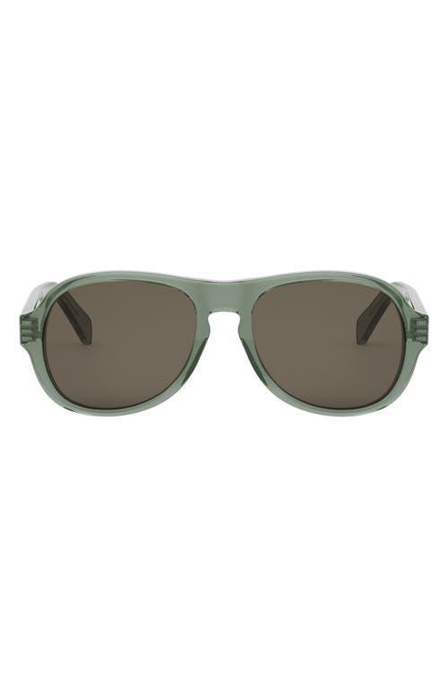 Logo Acetate Aviator Sunglasses Product Image