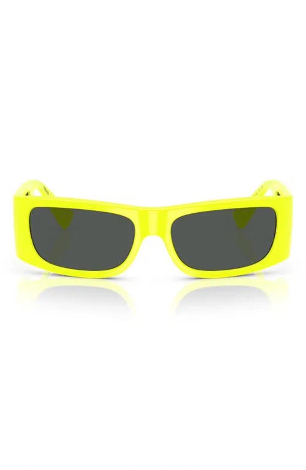 50mm Square Sunglasses In Blue Product Image