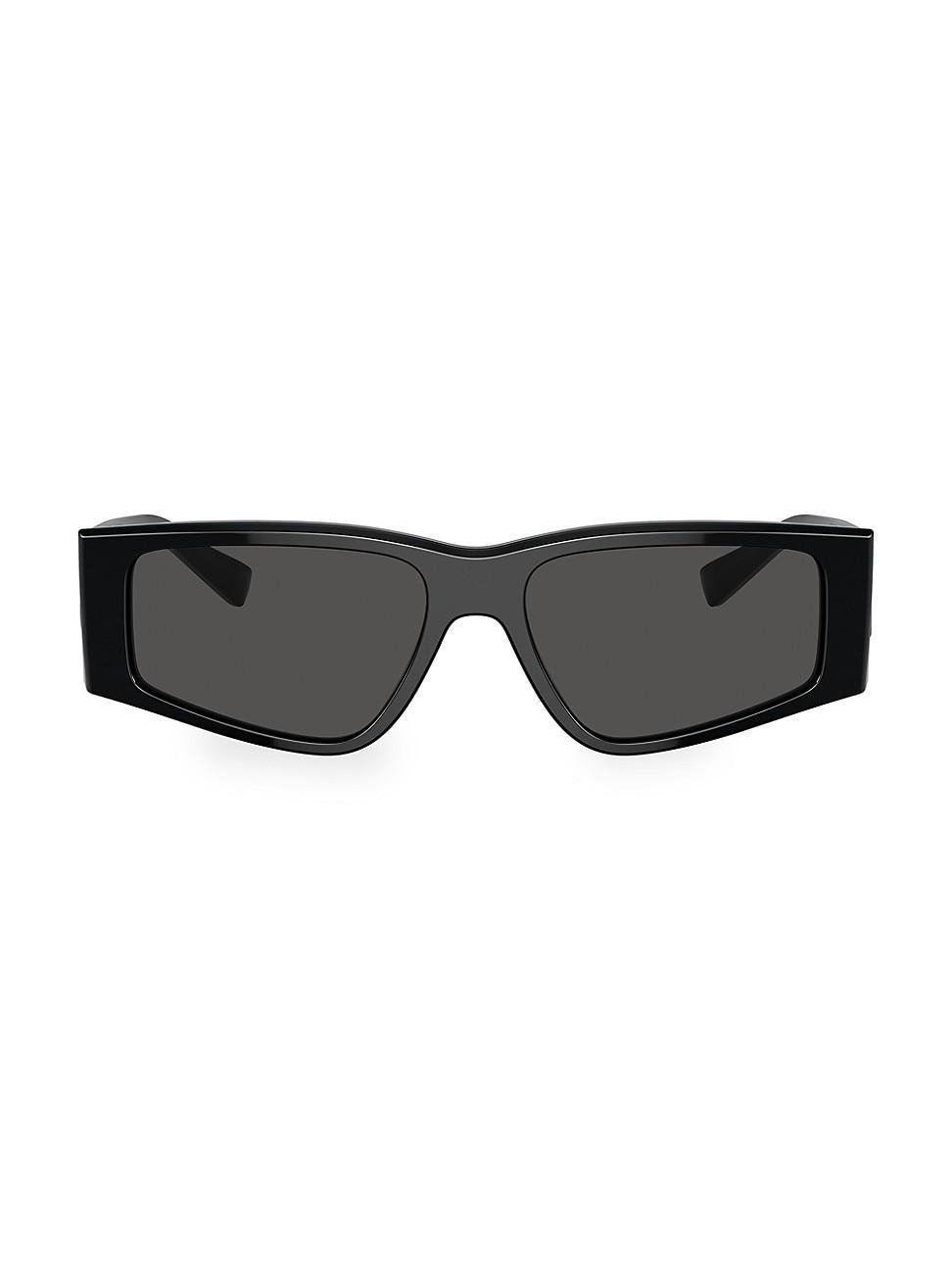 Mens 55MM Rectangular Sunglasses Product Image