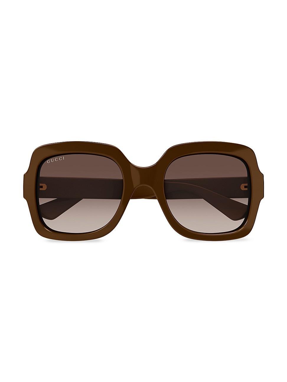 Womens Minimal 54MM Square Sunglasses Product Image