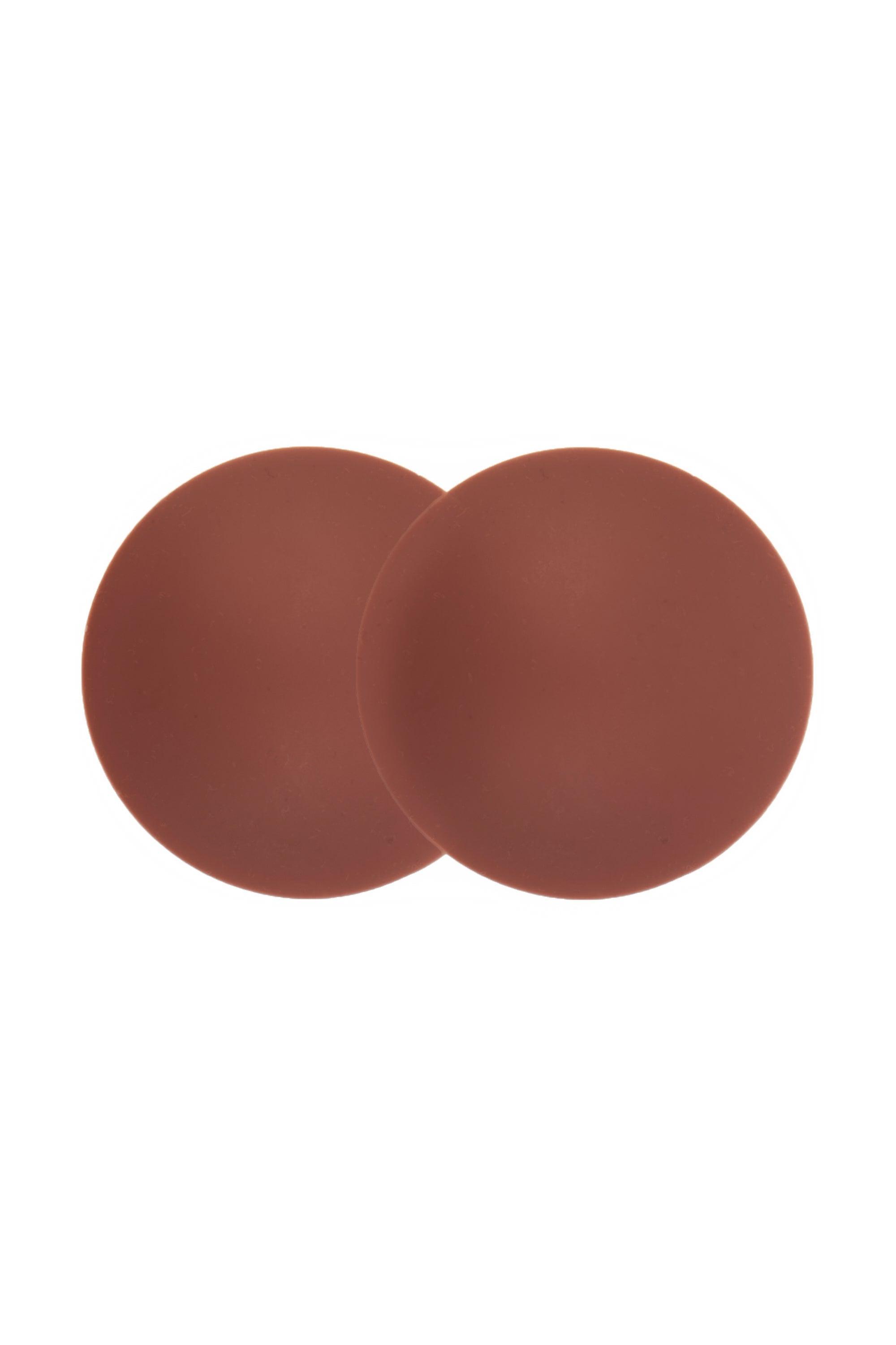 Reusable Silicone Nipple Covers in Chestnut Product Image