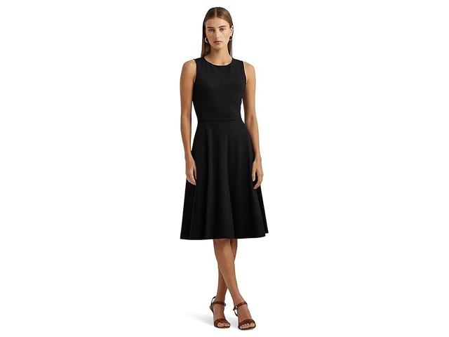 LAUREN Ralph Lauren Ponte Fit-and-Flare Dress Women's Dress Product Image