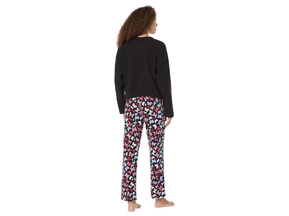 HUE Butterfly Fluffy Chenille Pajama Set Women's Pajama Sets Product Image