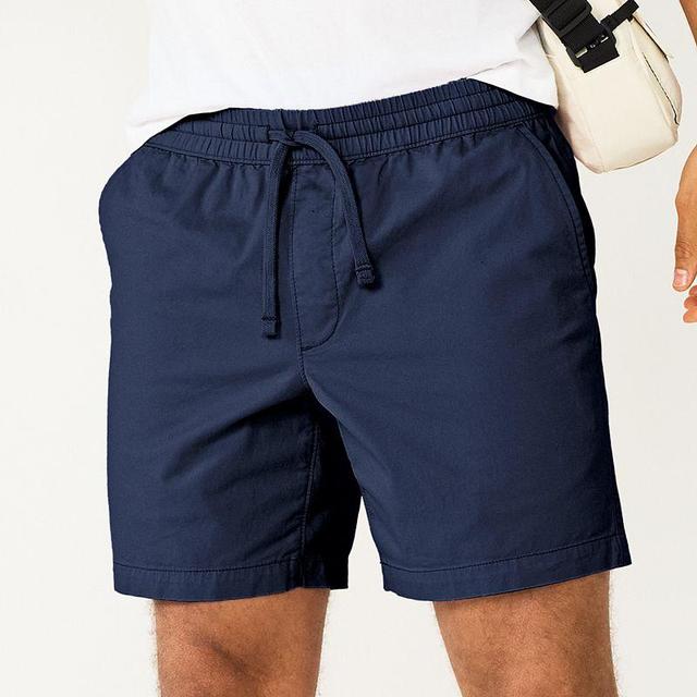 Mens Sonoma Goods For Life 7 Everyday Pull-On Shorts Blue Product Image