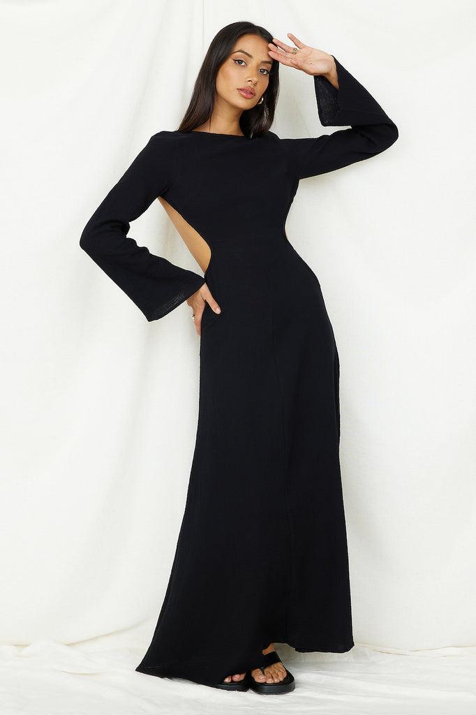 SNDYS Dahlia Maxi Dress Black product image