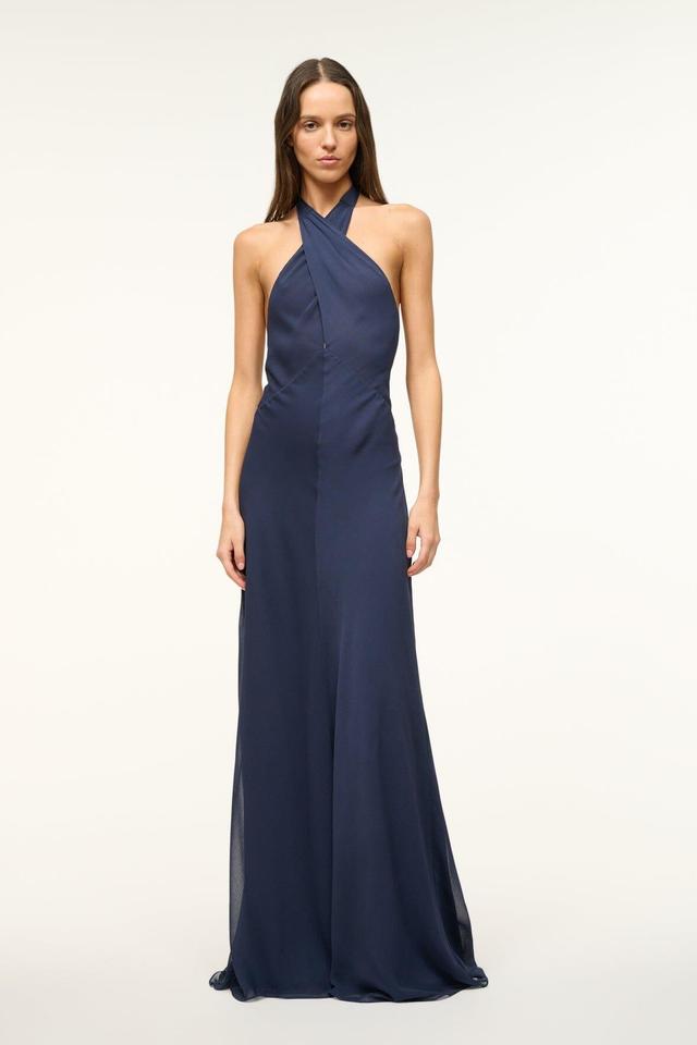 DAWN MAXI DRESS | NAVY Product Image