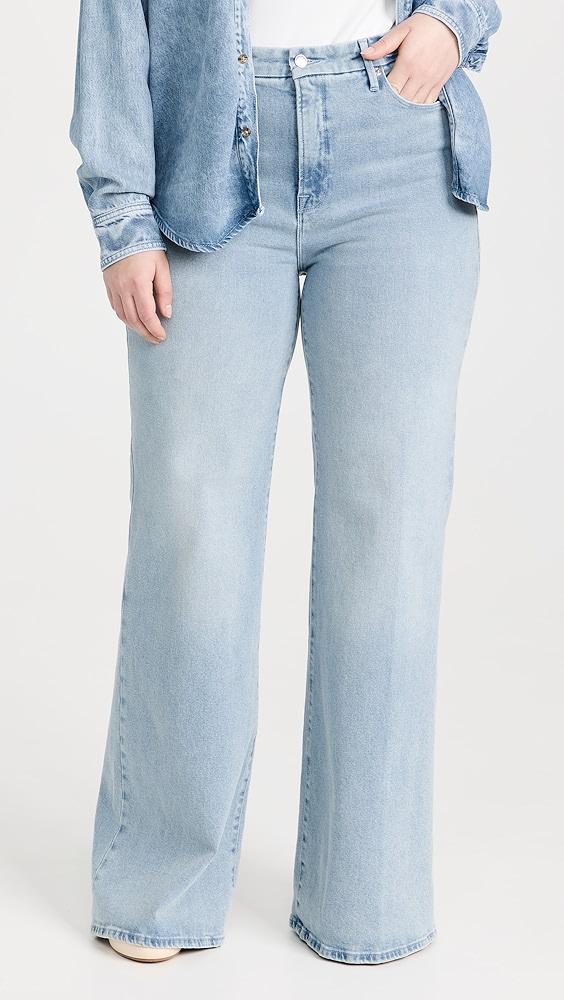 Good American Good Waist Palazzo Jeans | Shopbop Product Image