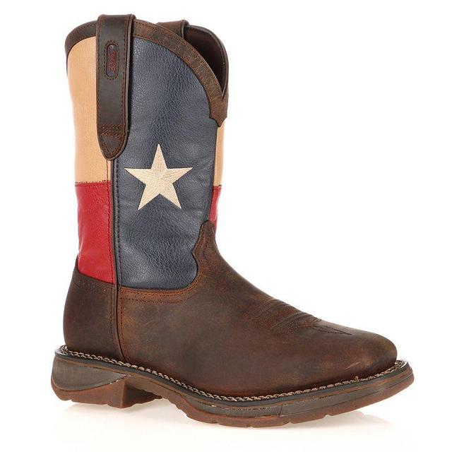 Durango Rebel Texas Flag Mens Steel-Toe Western Boots Product Image