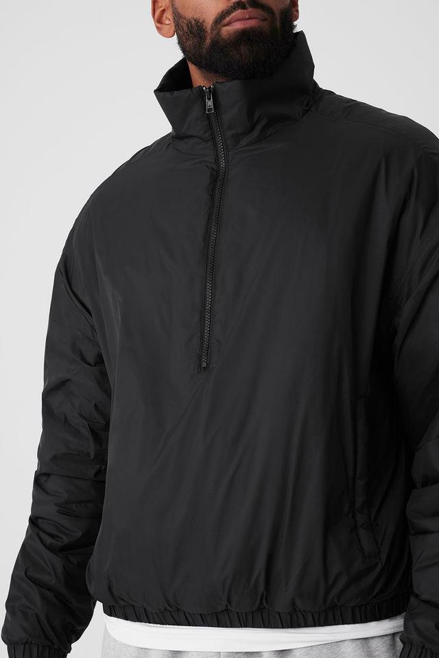 Latitude Light Weight 1/2 Zip Pullover Jacket - Black Male Product Image