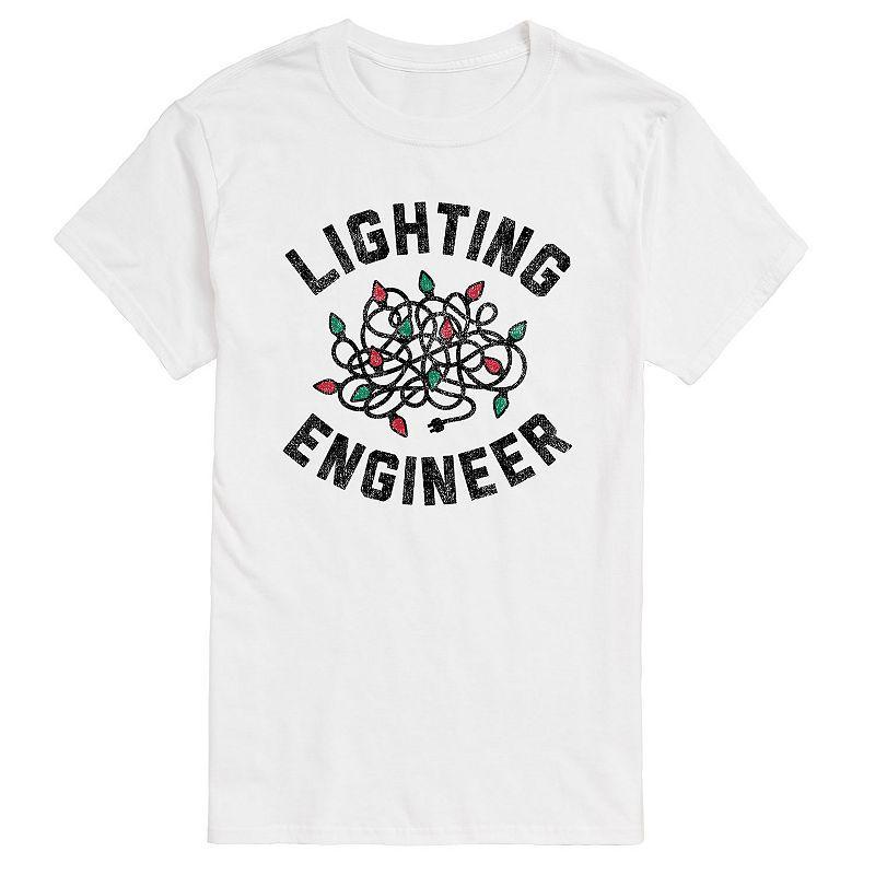 Big & Tall Lighting Engineer Tee, Mens Product Image